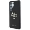 Custodia GUESS Grained Big 4G Logo Small Classic Logo per Samsung Galaxy S25 Ultra - Nero