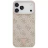Custodia MagSafe GUESS Pelle 4G Triangle Strass per iPhone 18 Pro Max / 17 Pro Max - Rosa