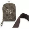 Tracolla universale per telefono Guess 4G Metal Logo con borsa piccola - Marrone