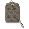 Tracolla universale per telefono Guess 4G Metal Logo con borsa piccola - Marrone