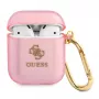 Custodia protettiva GUESS Glitter Collection per Apple AirPods 1/2 - Rosa