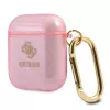 Custodia protettiva GUESS Glitter Collection per Apple AirPods 1/2 - Rosa