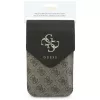 Borsa per telefono GUESS Graines 4G & Classic Logos Marrone