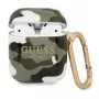 Custodia GUESS Camo Collection per AirPods 1/2 Verde/Khaki