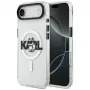 Karl Lagerfeld IML Choupette Sketch Logo Custodia MagSafe per iPhone Air, Trasparente