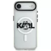 Karl Lagerfeld IML Choupette Sketch Logo Custodia MagSafe per iPhone Air, Trasparente