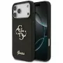 Custodia GUESS Fixed Glitter Big 4G per iPhone 18 Pro Max / 17 Pro Max - nero