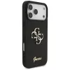 Custodia GUESS Fixed Glitter Big 4G per iPhone 18 Pro Max / 17 Pro Max - nero