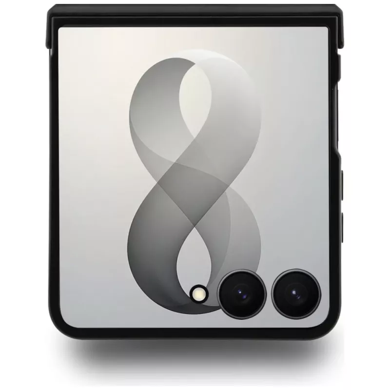 Custodia MagSafe GUESS 4G Classic per Samsung Galaxy Z Flip5 - marrone