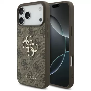 Custodia GUESS 4G Big Logo per iPhone 17 Pro Max / 18 Pro Max - marrone