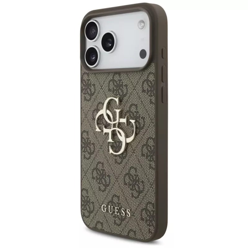 Custodia GUESS 4G Big Logo per iPhone 17 Pro Max / 18 Pro Max - marrone
