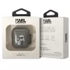 Custodia Karl Lagerfeld KLA2HNKCTGK per AirPods 1/2 nero glitter Karl & Choupette
