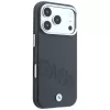Custodia MagSafe BMW Sign Inclined Deboss Letters per iPhone 18 Pro / 17 Pro - grigio