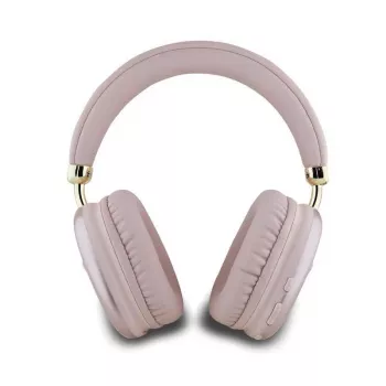Cuffie on-ear Bluetooth GUESS Metallic Triangle Logo V5.3 rosa