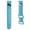 Hello Kitty Cinturino universale in silicone HKUWMSCHBLB, Kitty Head, Blu, 20mm