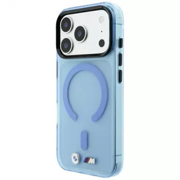 Custodia MagSafe BMW M IML Frosted per iPhone 18 Pro / 17 Pro - blu