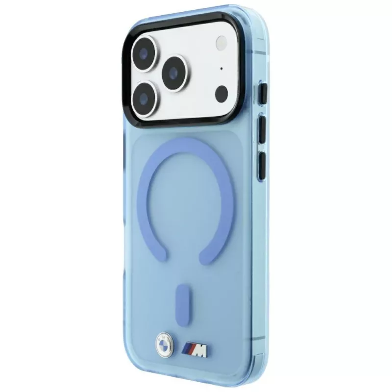 Custodia MagSafe BMW M IML Frosted per iPhone 18 Pro / 17 Pro - blu