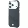 Custodia MagSafe BMW Sign Inclined Deboss Letters per iPhone 18 Pro Max / 17 Pro Max - grigio