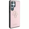 Custodia GUESS Grained Big 4G Logo Small Classic Logo per Samsung Galaxy S25 Ultra - rosa