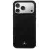 Custodia MagSafe Mercedes in pelle Crossed Lines per iPhone 18 Pro Max / 17 Pro Max - nero