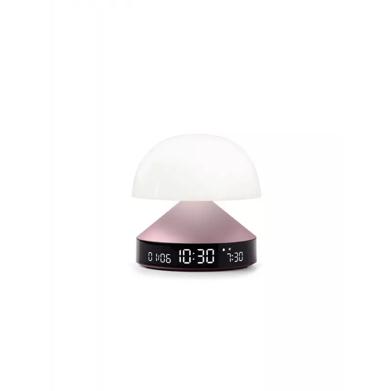 Sveglia con luce alba Lexon Mina Sunrise, rosa chiaro