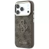 Custodia GUESS 4G & Big Resin Logo per iPhone 17 Pro / 18 Pro - marrone