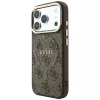 Custodia MagSafe GUESS Embossed 4G Classic per iPhone 17 Pro Max / 18 Pro Max - marrone
