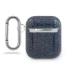 Custodia GUESS GUACA2TPUJULDB per AirPods 1/2 blu scuro Jeans Collection