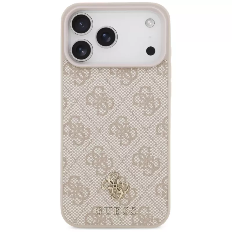 Custodia MagSafe GUESS 4G Small Classic Logo per iPhone 18 Pro Max / 17 Pro Max - rosa