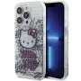 Custodia rigida Hello Kitty HKHCP15XHDGPHT per iPhone 15 Pro Max 6,7 pollici bianca IML Kitty On Bricks Graffiti