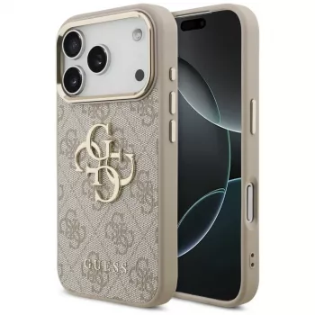 Custodia GUESS 4G Big Classic Logo per Apple iPhone 17 Pro / 18 Pro - oro rosa