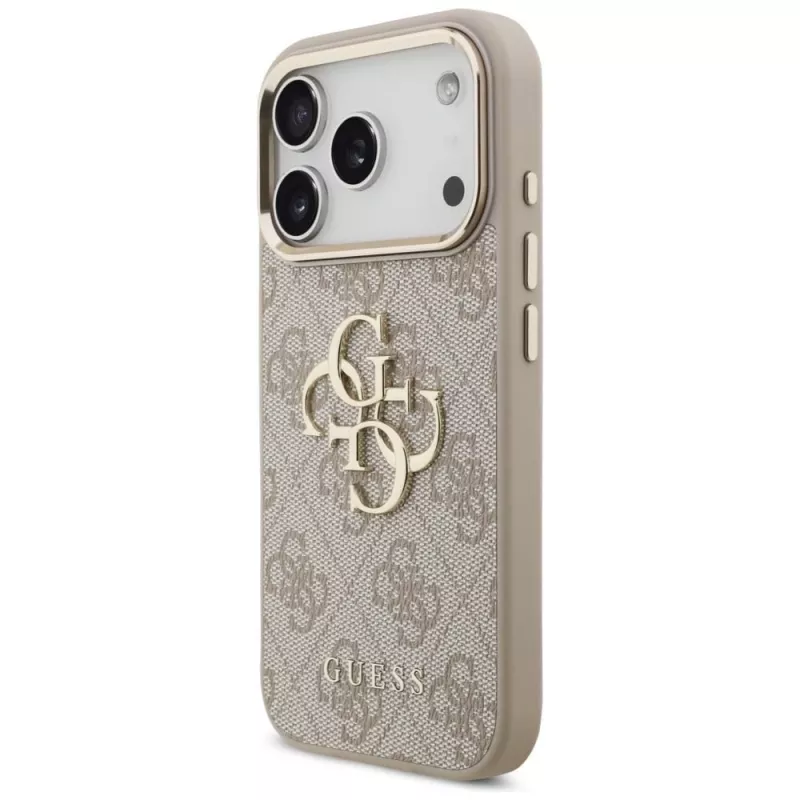 Custodia GUESS 4G Big Classic Logo per Apple iPhone 17 Pro / 18 Pro - oro rosa