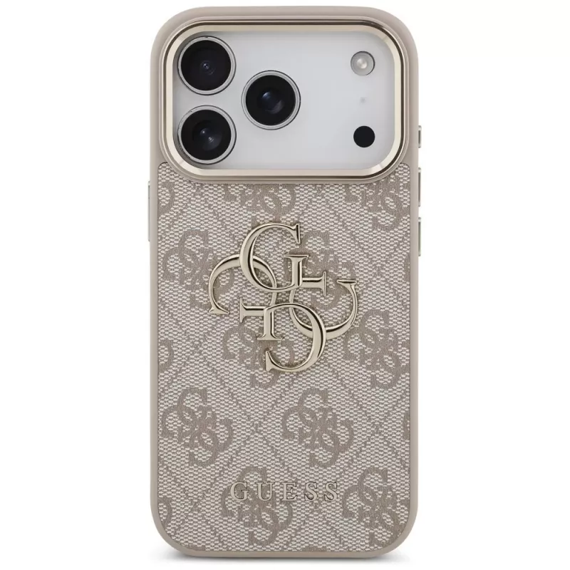 Custodia GUESS 4G Big Classic Logo per Apple iPhone 17 Pro / 18 Pro - oro rosa