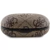 Guess GUTWSP4EGW auricolari true wireless con custodia di ricarica, Bluetooth 5.3, ENC, marrone 4G Metal