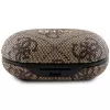 Guess GUTWSP4EGW auricolari true wireless con custodia di ricarica, Bluetooth 5.3, ENC, marrone 4G Metal