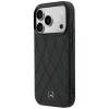 Custodia MagSafe Mercedes-Benz in pelle Crossed Lines per iPhone 18 Pro / 17 Pro - nero