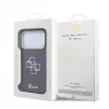 Custodia posteriore GUESS 4G Script Metal per Apple iPhone 18 Pro / 17 Pro - bordeaux