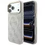 Custodia MagSafe GUESS Embossed 4G Classic per iPhone 17 Pro / 18 Pro - rosa