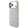 Custodia MagSafe GUESS Embossed 4G Classic per iPhone 17 Pro / 18 Pro - rosa
