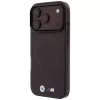 Custodia MagSafe BMW M IML Frosted Metal Logo & Trims per iPhone 18 Pro Max / 17 Pro Max - bordeaux
