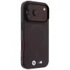 Custodia MagSafe BMW M IML Frosted Metal Logo & Trims per iPhone 18 Pro Max / 17 Pro Max - bordeaux