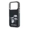Custodia MagSafe Karl Lagerfeld Karl & Choupette Bodies Sketch Print per iPhone 18 Pro Max / 17 Pro Max - nero