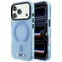 BMW M Custodia IML Frosted con logo in metallo e MagSafe per iPhone 18 Pro Max / 17 Pro Max - Blu