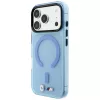 BMW M Custodia IML Frosted con logo in metallo e MagSafe per iPhone 18 Pro Max / 17 Pro Max - Blu