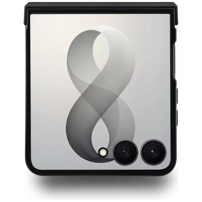 GUESS Custodia MagSafe 4G Classic per Samsung Galaxy Z Flip8 - Nero