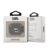 Karl Lagerfeld KLA3UKHGK Custodia per AirPods 3 nera glitter testa di Karl