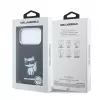 Karl Lagerfeld Custodia MagSafe IML Choupette Body Sketch Print per iPhone 18 Pro Max / 17 Pro Max - Nero