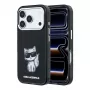 Karl Lagerfeld Custodia MagSafe IML Choupette Body Sketch Print per iPhone 18 Pro Max / 17 Pro Max - Nero