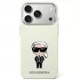 Karl Lagerfeld Custodia MagSafe Smooth Ikonik Sketch per iPhone 18 Pro / 17 Pro beige