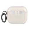 Karl Lagerfeld KLA3UKHGD Custodia per AirPods 3 glitter oro testa di Karl